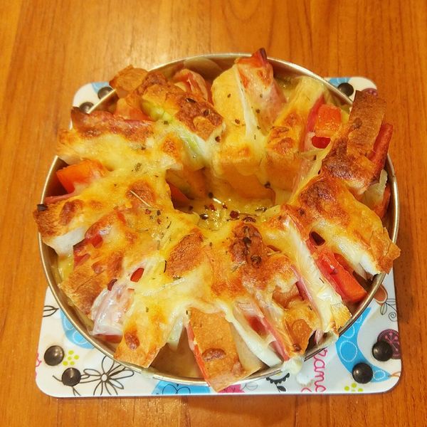 蔬菜布丁吐司：ilene 一起做