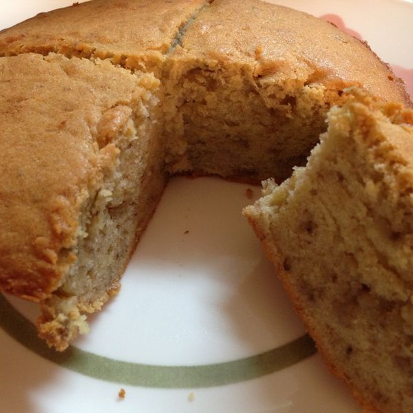 人妻的廚房-香蕉磅蛋糕 : doris一起做