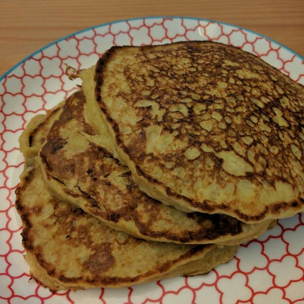 燕麥香蕉Pancake[無油/麵粉/糖] : Sheung2一起做