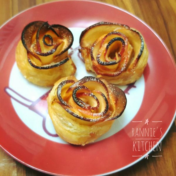 酥皮玫瑰蘋果派【HOLA幸福食堂】:Rannie Chung 一起做