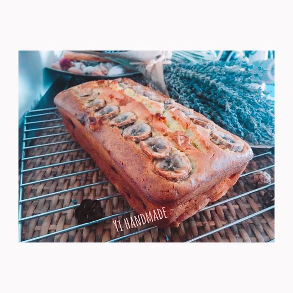 【甜點入門】核桃香蕉磅蛋糕 : Yi Wen一起做