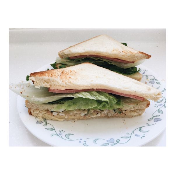 【花見野餐盒特集】綜合口味三明治 : vivien一起做