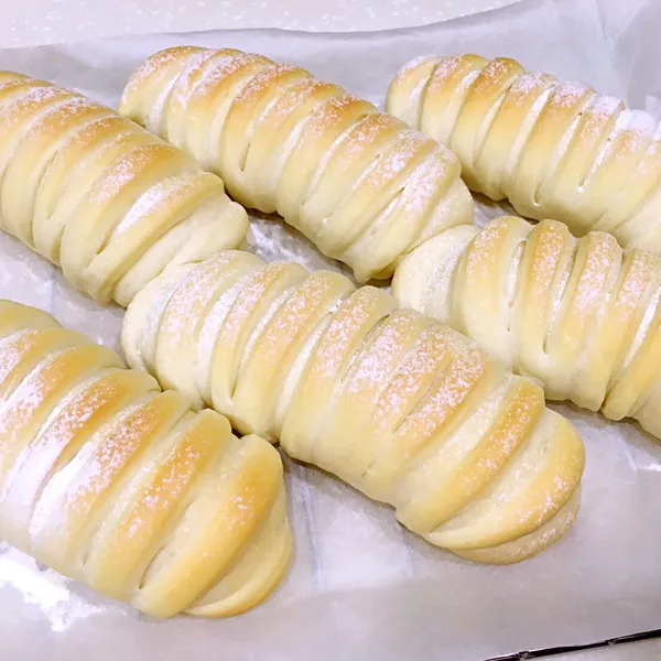 香香甜甜♥雪花麵包 : Ariel一起做