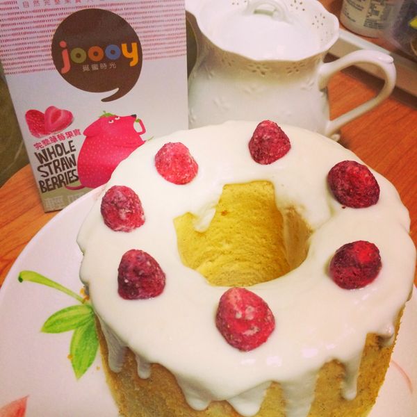 無油低糖*優格戚風蛋糕*四種食材就搞定!:MO 一起做