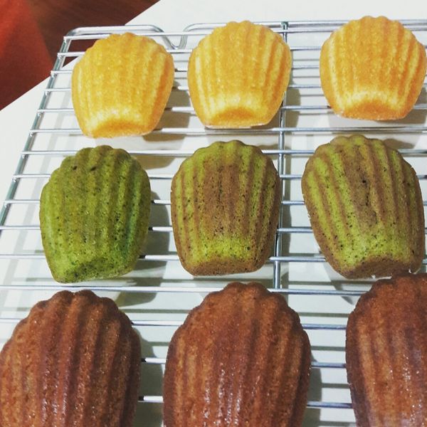 蜂蜜瑪德蓮-原味.可可.抹茶 : Wei Lun Jeng一起做