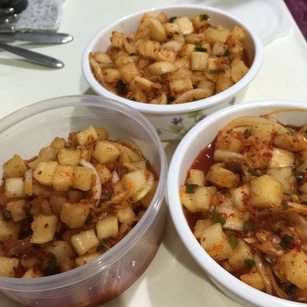 韓式辣蘿蔔 : 莊宜軒一起做