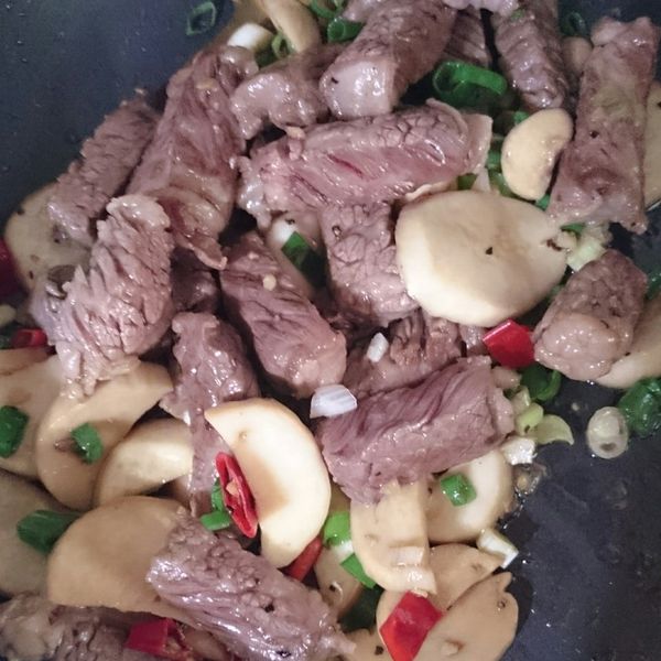 5分鐘快手料理-香辣杏鮑牛小排 : jill一起做