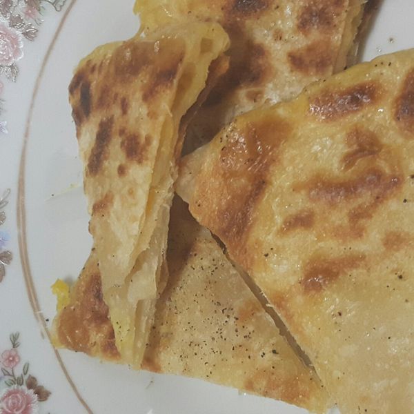 中式♪ 健康高纖維的地瓜抓餅：岱儒詹 一起做