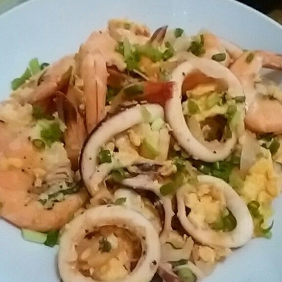 茄汁蝦 : 小K一起做