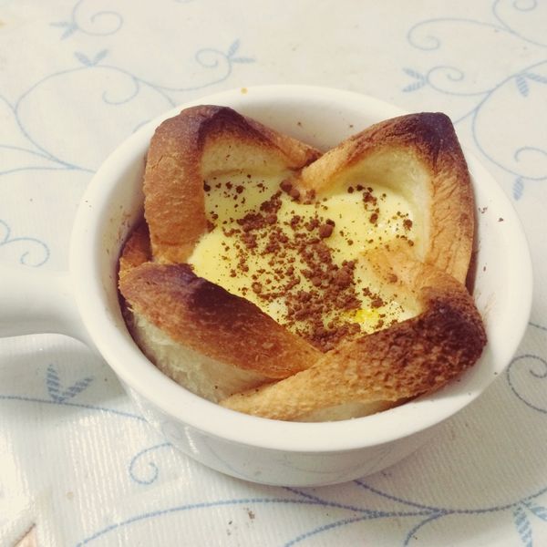 吐司蛋塔-4樣材料完成下午茶點心 : Hsiang Hsuan一起做