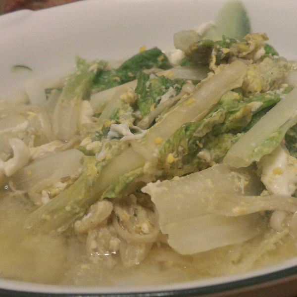 《不油》金針菇炒小白菜：謝兜兜 一起做