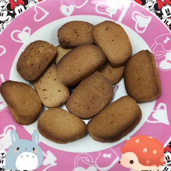 小烤箱烤巧克力餅 : 兩寶の娘一起做