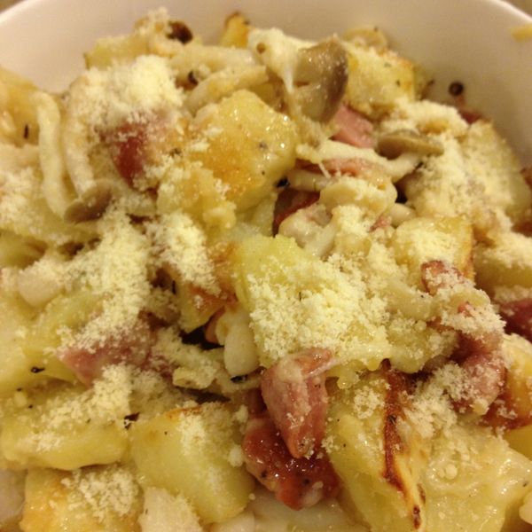 香烤馬鈴薯菇菇：Miao 一起做