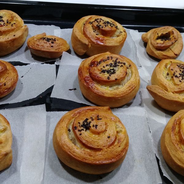 香蕉麵包卷：Hy Kuan 一起做