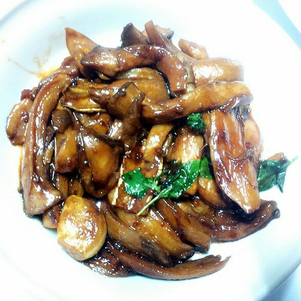 手撕三杯杏鮑菇 : ChenShin歆子一起做