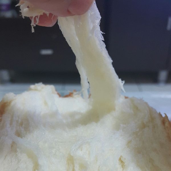 82%水份鮮奶油吐司(自我水解+後鹽法) : 魚尾兒一起做