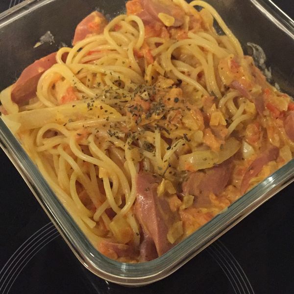 蕃茄鮮奶油蟹肉意大利麵：Koey Chan 一起做