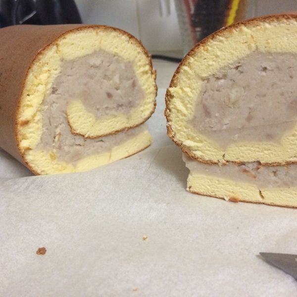 芋泥蛋糕捲：Serafina 一起做