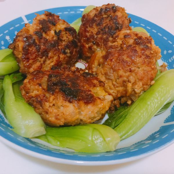 南瓜肉餅 : 潘小右一起做