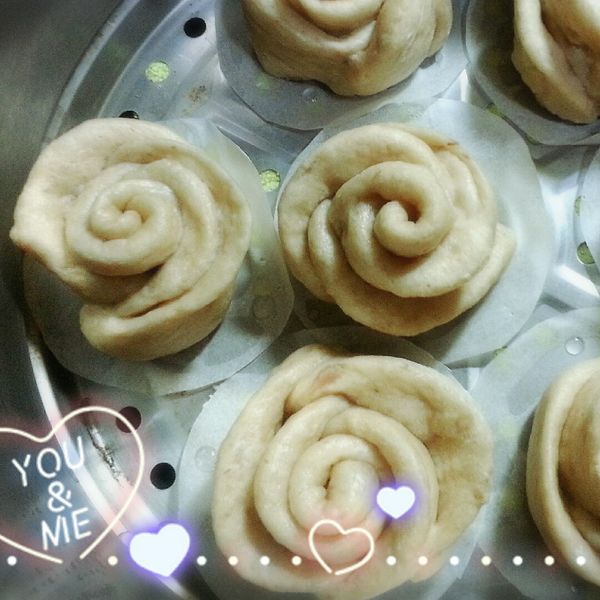 玫瑰花捲饅頭（南瓜&紫薯） : Northern Lights 一起做