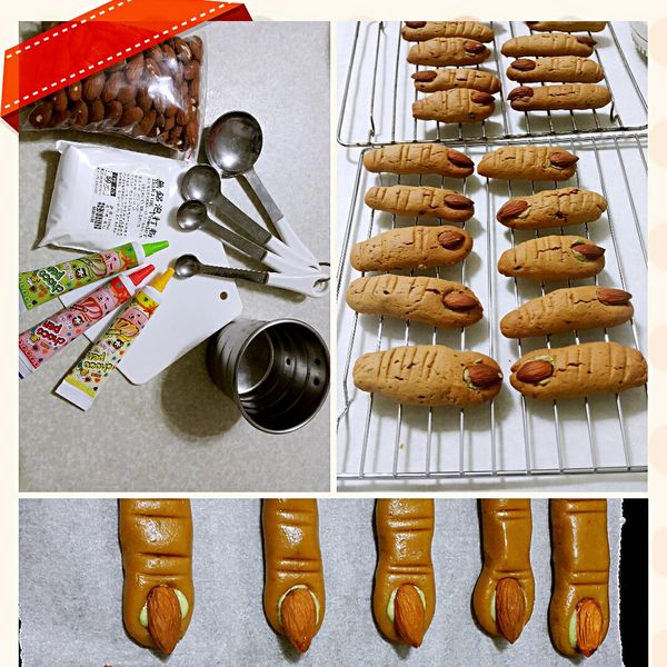 萬聖節餅乾之可怕巫婆手指：汪雅玲 一起做