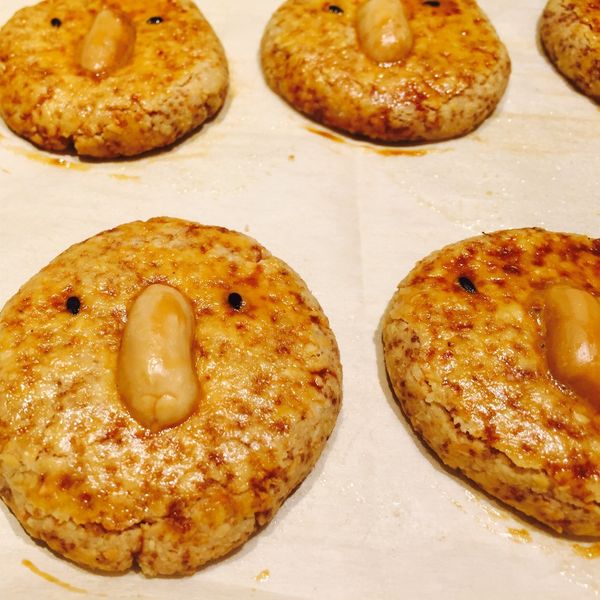 花生酥餅 【賀年小吃】 : 咩咩廚房一起做