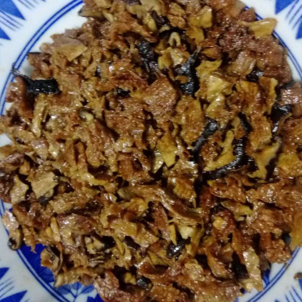 香菇素肉燥 : 楊晴一起做