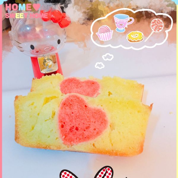 「愛心磅蛋糕」可愛又可口 ♡ : Wan Yi Chen一起做