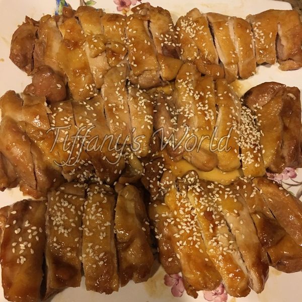 照燒雞腿:Tiffany 一起做