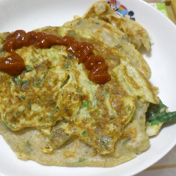 火腿蛋餅【卡特莉的早餐】烤鴨的餅皮利用：蕾芙舒 一起做