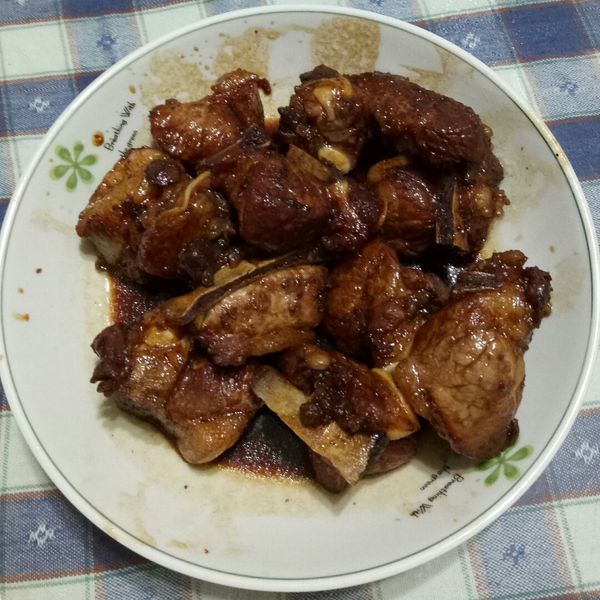 冰糖醬燒排骨 : 燕一起做