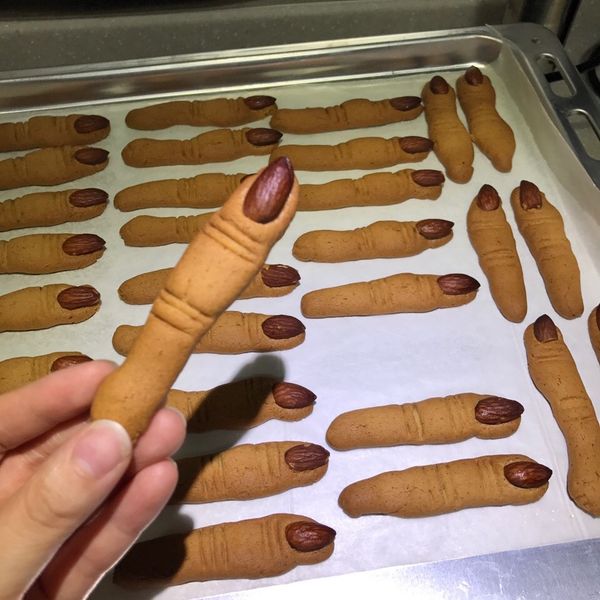 [萬聖節]~巫婆手指餅乾 : Mrs. Shan 一起做