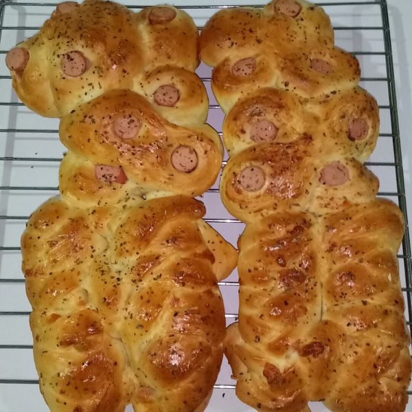 熱狗小餐包-Panasonic麵包機 : Kai Ting一起做