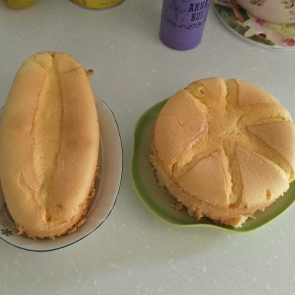 原味戚風蛋糕(6吋):黃芩芩 一起做