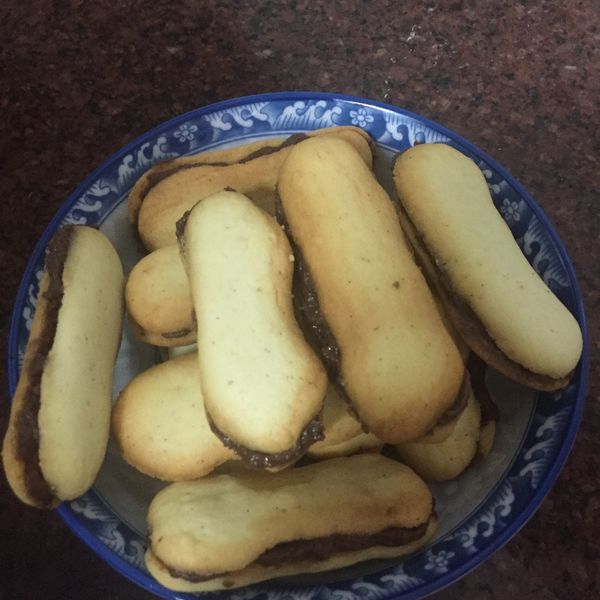 手工橘橙香米蘭諾巧克力餅乾❤!!：Hsiao Ya 一起做