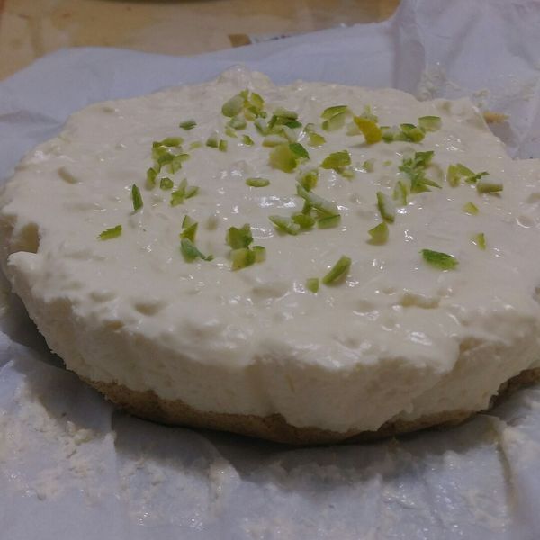 免烤甜點：酸甜香檸乳酪起司蛋糕：呂世民 一起做