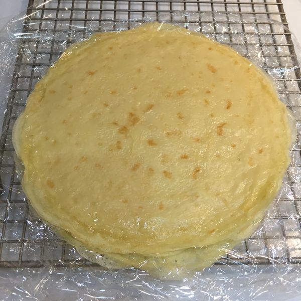 自製簡易蛋餅皮 : 林珆卉一起做