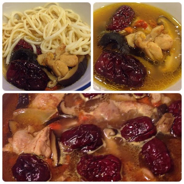 麻油雞麵線：Hsiao Wei Chou 一起做