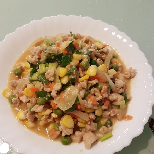 便當菜：玉米味噌肉 : 郭小碧一起做