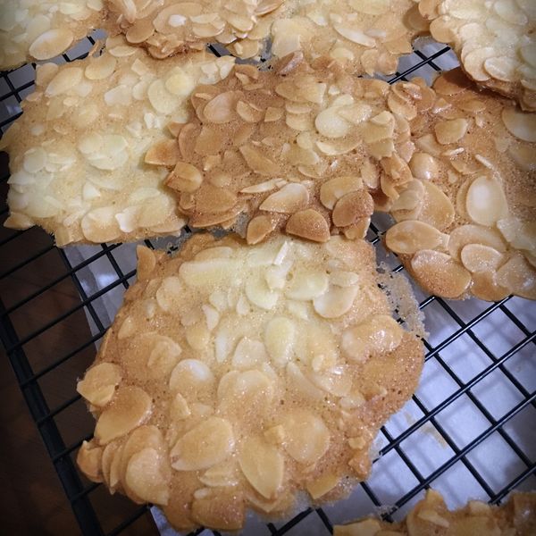 香脆杏仁瓦片（好吃又簡單）：烘培樂趣 一起做