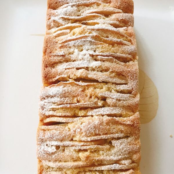 蘋果片鑲蛋糕 : Patty Wu一起做