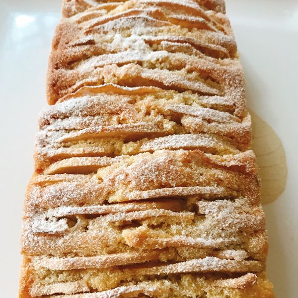 蘋果片鑲蛋糕 : Patty Wu一起做