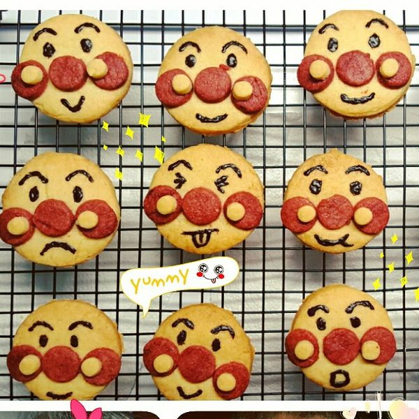 麵包超人餅乾 : Lynn Mami一起做