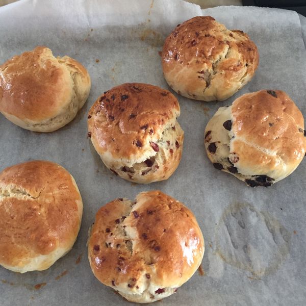 蔓越莓&原味司康:Daisy 一起做