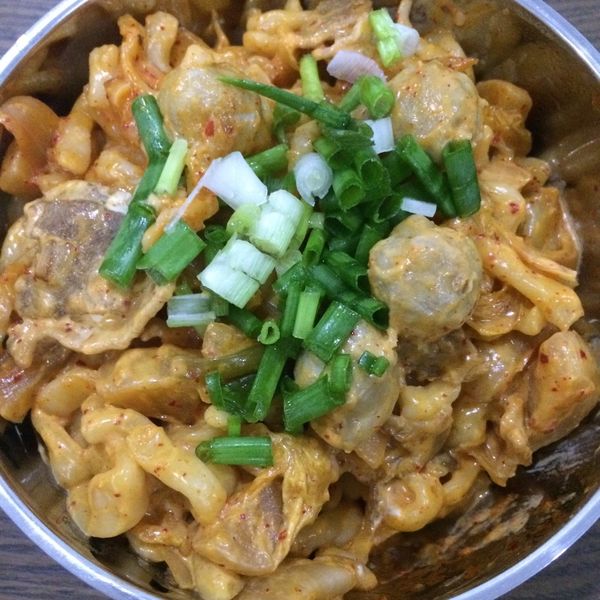 泡菜豬肉烏龍麵 : Ah Bi一起做