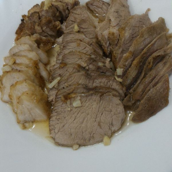 蒜香鹽烤五花肉：Iris  Wu 一起做