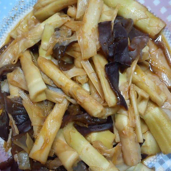 桂竹筍燜木耳絲【7】 : 廖燕玲一起做