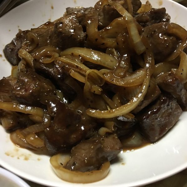 鐵板奶油黑胡椒牛柳 : Weng Yichun一起做