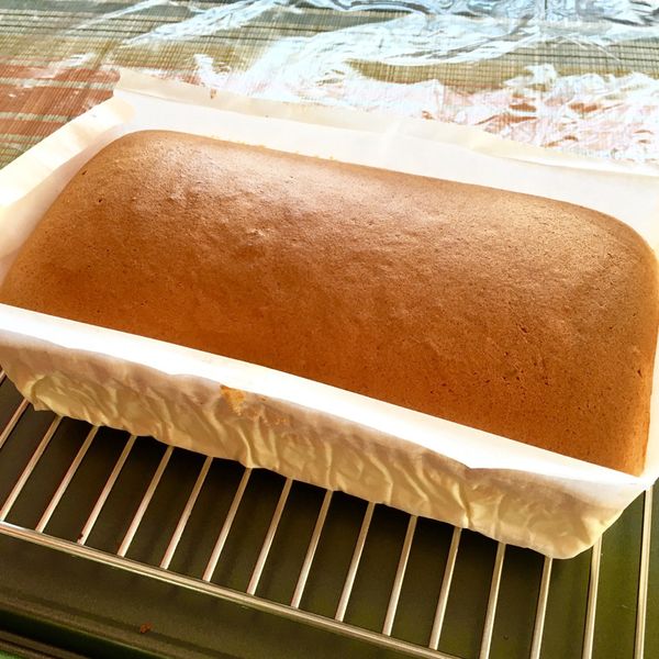 磅蛋糕模做戚風❤️（免倒扣）蜂蜜戚風蛋糕 : Jasminetea一起做