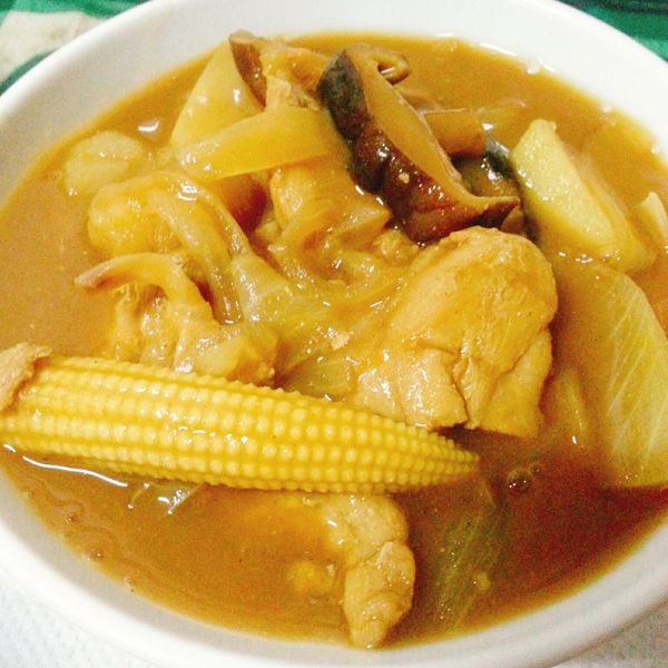 雞肉菇菇咖哩~雞胸肉又嫩又入味簡單學 : ♥yaya meow♥一起做